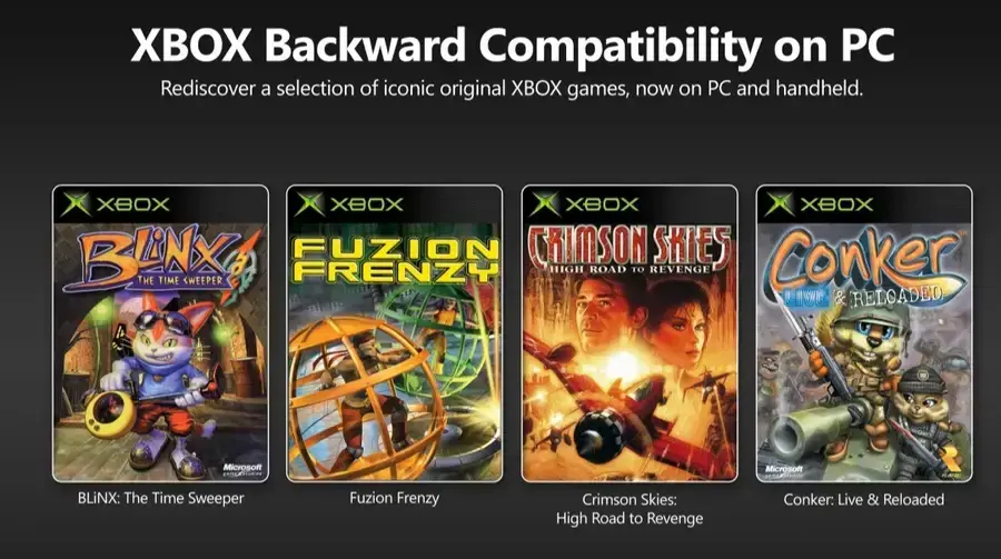 Original Xbox games